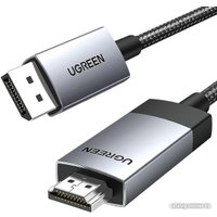 Кабель Ugreen DP119 15774 DisplayPort - HDMI (2 м, черный)