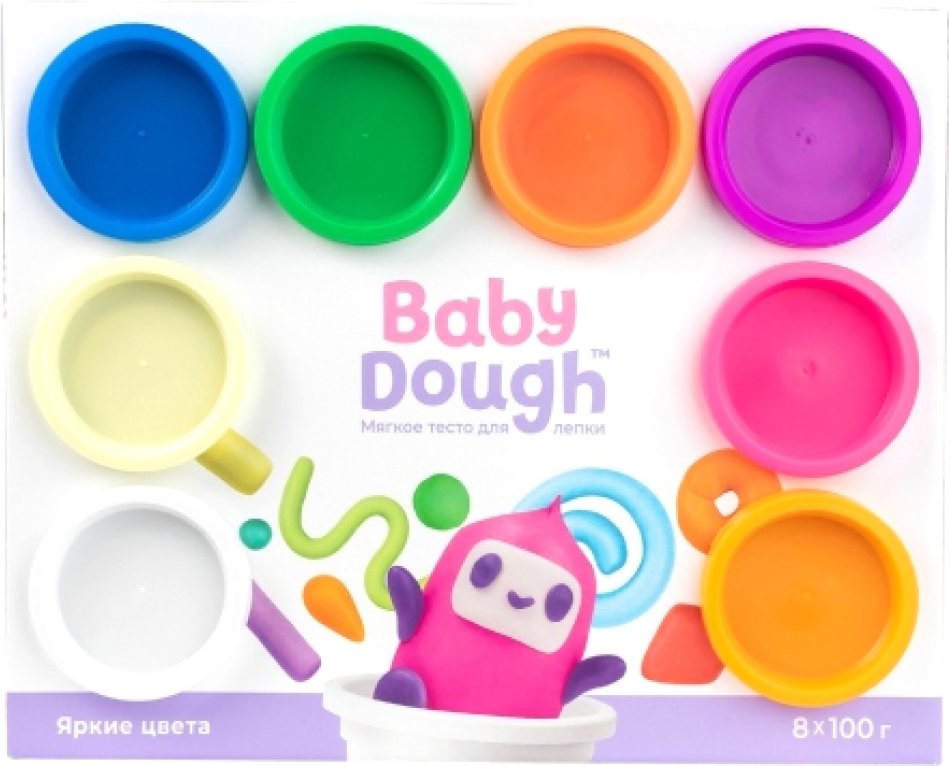 

Пластилин Baby Dough BD020 (8 цветов)