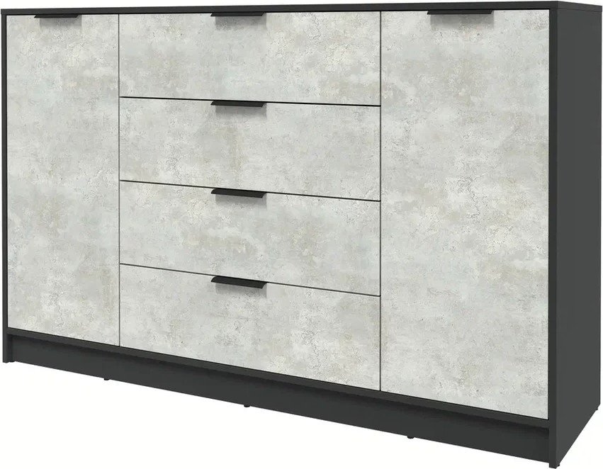 

Тумба Интерлиния Концепт КТ-Т160 (бетон лайт/антрацит)