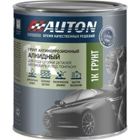Автомобильный грунт Auton алкидный - серый - банка. 0.8л