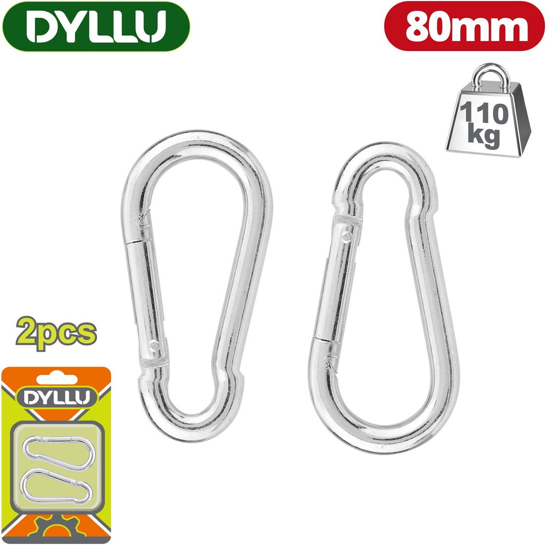 

Карабин туристический Dyllu DTQL2K04