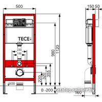 Инсталляция для унитаза Tece Base kit (4 в 1) [9.400.005]