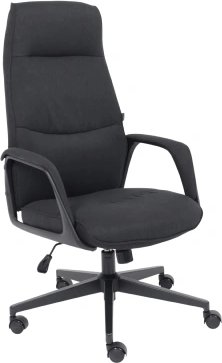 Офисное кресло AksHome Sierra (черная ткань/черный металл)