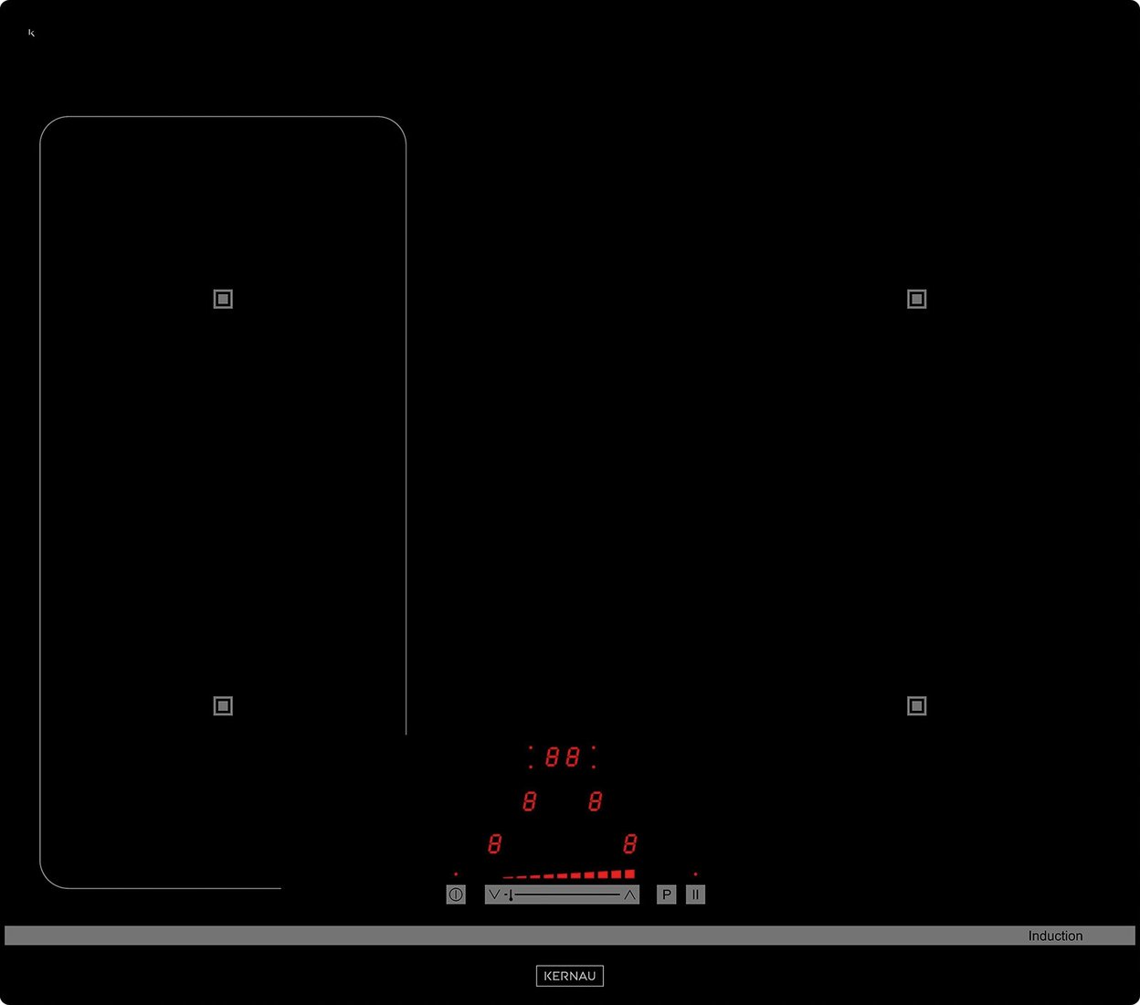 

Варочная панель Kernau KIH 6412.1-4B