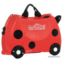 Чемодан-спиннер Trunki Божья коровка (красный)