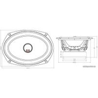 Коаксиальная АС MTX TX669C