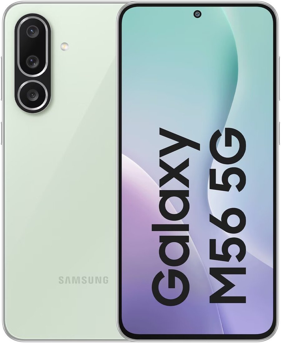 Телефон Samsung Galaxy M56 5G SM-M566B 8GB/128GB (светло-зеленый)