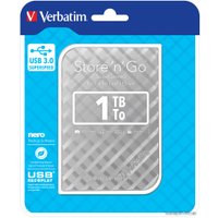 Внешний накопитель Verbatim Store 'n' Go USB 3.0 1TB Серебристый [53197]