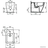 Биде Ideal Standard Strada II T296901
