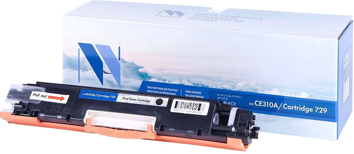 

Картридж NV Print NV-CE310A/729Bk (аналог HP CE310A, Canon 729)
