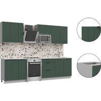 Готовая кухня Arvento АНТА-плюс 2.2м (зеленый)