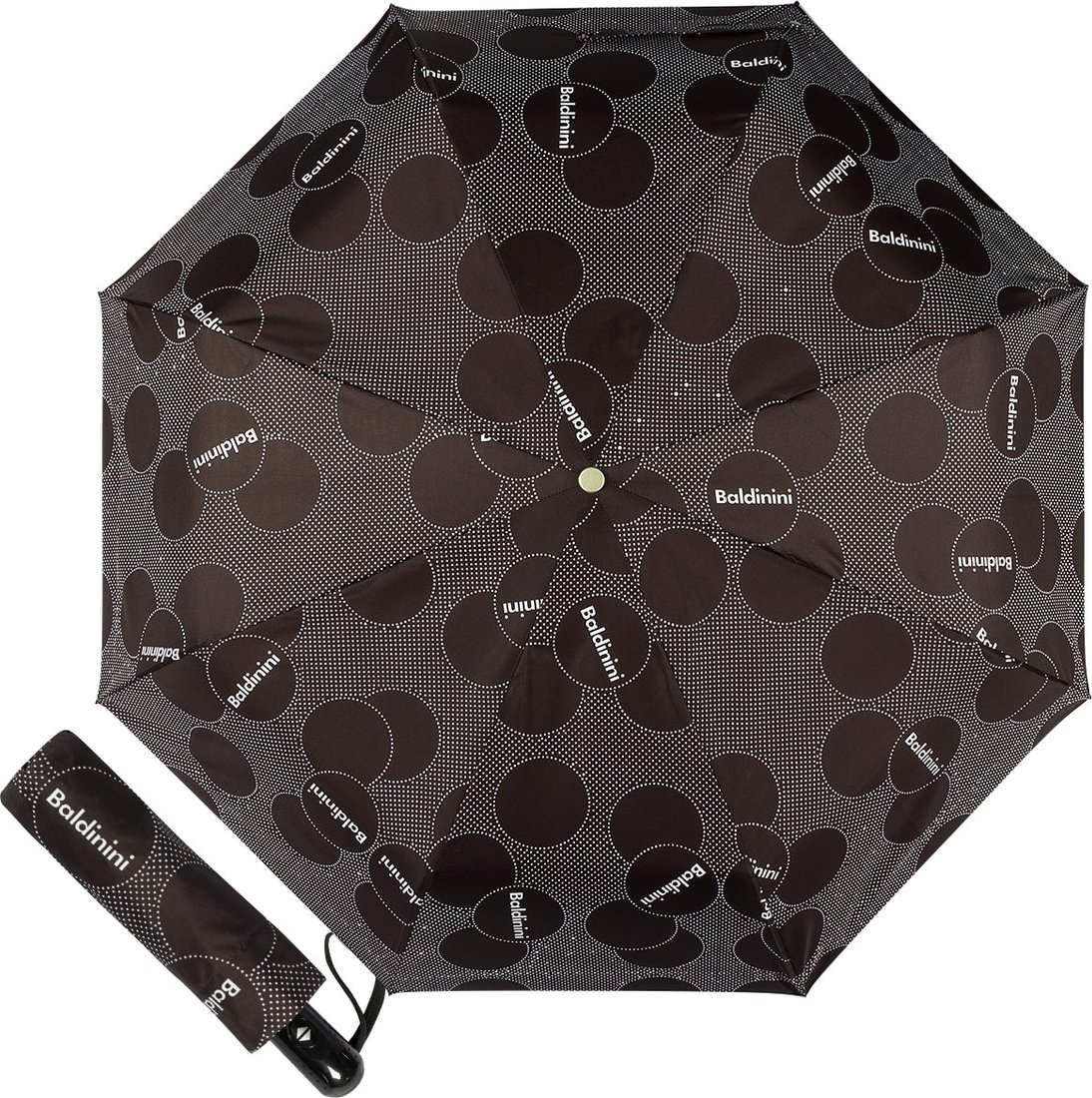 

Складной зонт Baldinini 61-OC Dots Black
