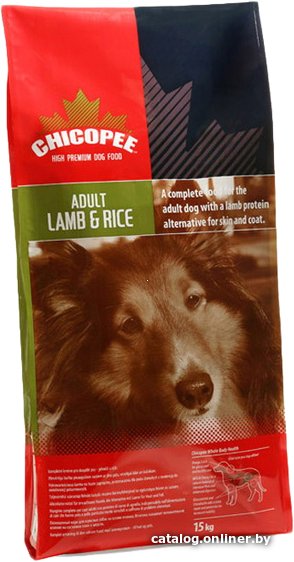 Сухой корм для собак Chicopee Adult Lamb & Rice 20 кг
