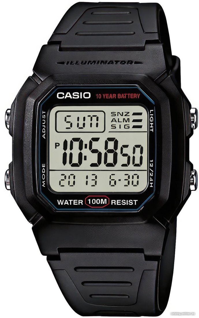 Наручные часы Casio W-800H-1A