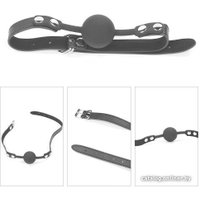 Набор Lovetoy Deluxe Bondage Kit (маска, вибростимулятор точки G, плеть, кляп-шар) SM1012 Black