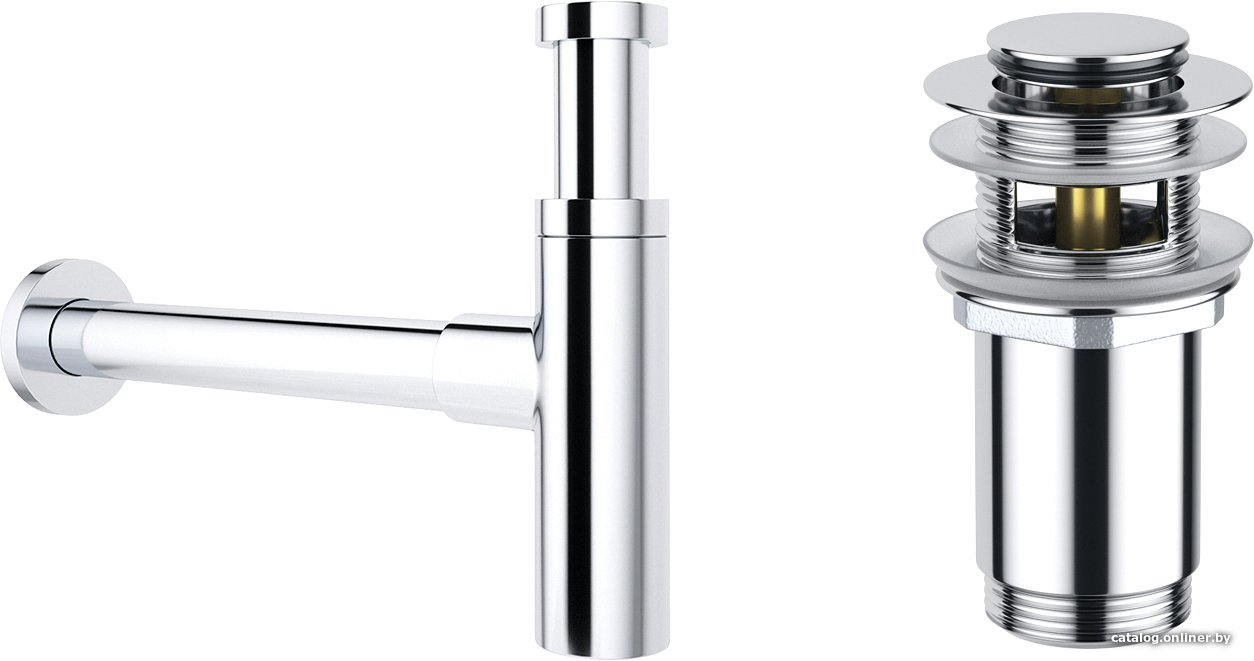 Сифон Wellsee Drainage System 182119001 (сифон, донный клапан, хром)