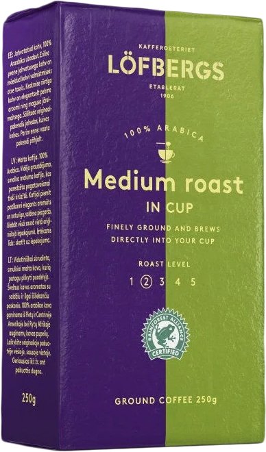 

Кофе Lofbergs Medium Roast молотый 250 г