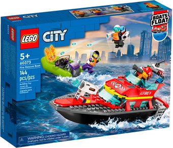 Конструктор LEGO City 60373 Пожарная спасательная лодка