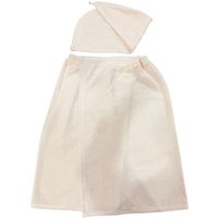 Набор для бани Vitok полотенце на резинке и колпак С-10.013