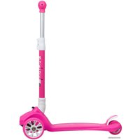 Трехколесный самокат Novatrack Rainbow Pro Button 120PROB.RAINBOW.PN20 (розовый)