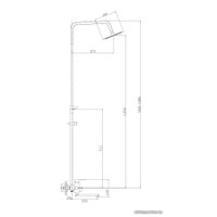 Душевая система  Haiba HB24801 (нержавеющая сталь)
