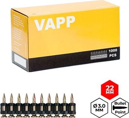 

Гвозди для пистолета VAPP VAPP.BP322 (1000 шт)