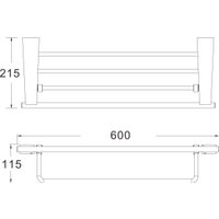 Держатель для полотенца Shevanik SG5708