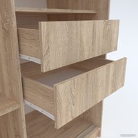 Шкаф-купе Евва 176 SH.05 АЭП ШК.3 03 (дуб сонома/зеркало/дуб шато)