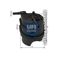 Топливный фильтр UFI 2434300