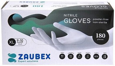 

Виниловые перчатки Zaubex 9122533 (XL, 180 шт)