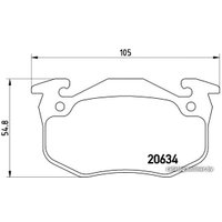  Brembo P68020