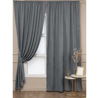 Комплект штор Amore Mio Вельвет 207-05 150x270 90590 (серый)