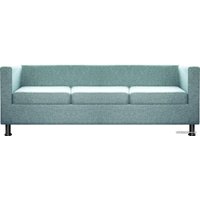 Софа Brioli Билли трехместный (рогожка, J14 голубой)