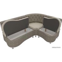 Угловой диван Лига диванов Вегас 105178 (правый, бежевый/корфу 03)