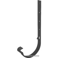 Кровля Альта-Профиль Кронштейн желоба Элит 8298 (графит)