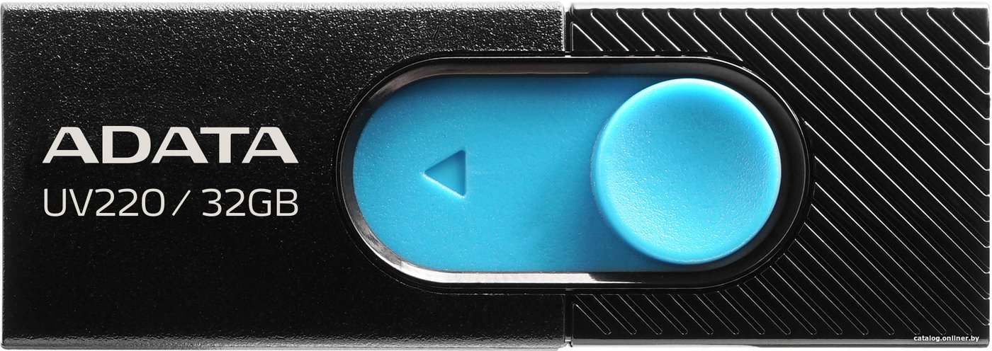 USB Flash ADATA UV220 32GB (черный/голубой)