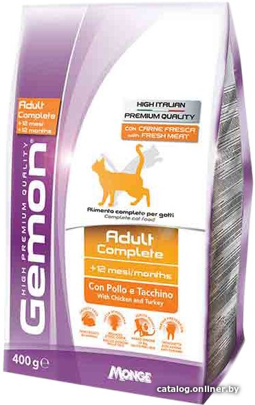 Сухой корм для кошек Gemon Adult Complete with Chicken and Turkey 20 кг