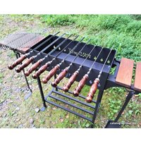 Мангал для дачи Progrill Манчестер вуд (5 мм)