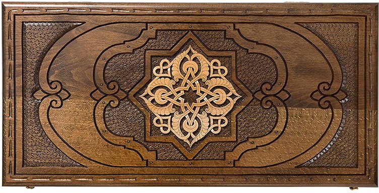 

Шашки/нарды Mirzoyan Золотой Узор 3 am033