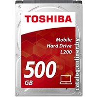 Жесткий диск Toshiba L200 Slim 500GB [HDWK105UZSVA]