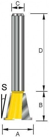 Фреза Makita D-10861