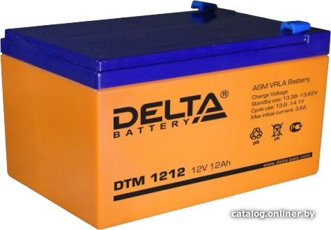 Аккумулятор для ИБП Delta DTM 1212 (12В/12 А·ч)