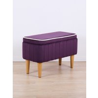 Банкетка MONOFIX Амма с ящиком (фиолетовый №25)