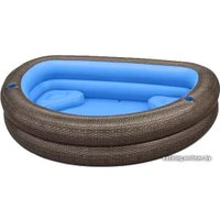 Надувной бассейн Bestway TruPrint Wicker 54426 (231х178х53)