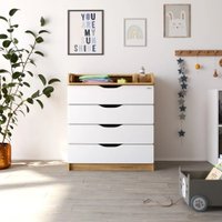 Детский комод Атон Мебель Сириус-2 Wood 804 ПВХ (дуб сонома)