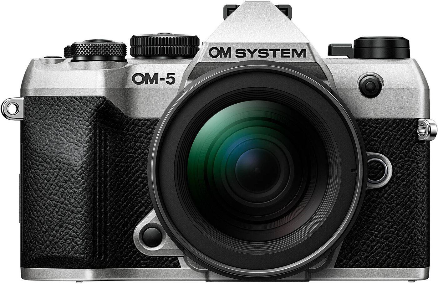 Беззеркальный фотоаппарат Olympus OM-5 Mark II Kit 12-45mm f/4 Pro (серебристый)
