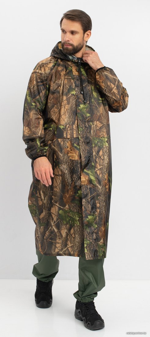 Плащ Huntsman ВВЗ 52-54/182 Таффета 3000мм (лес)