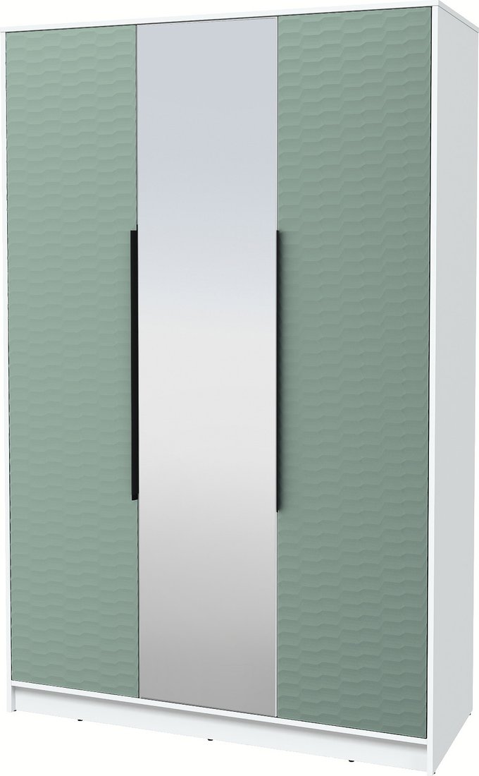 

Шкаф распашной Интерлиния Концепт Зодиак КТ-Ш3з (белый платинум/мята)