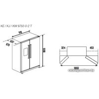 Холодильник side by side Kuppersbusch KW 9750-0-2 T