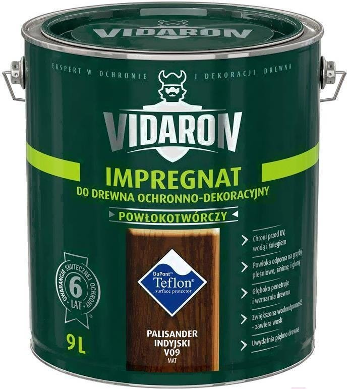 

Пропитка Vidaron Impregnant V09 9 л (индийский палисандр)